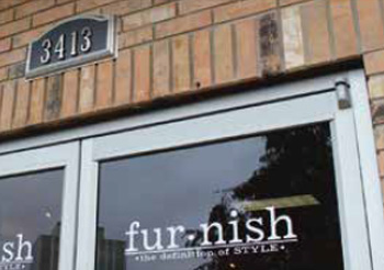furnish logo on door